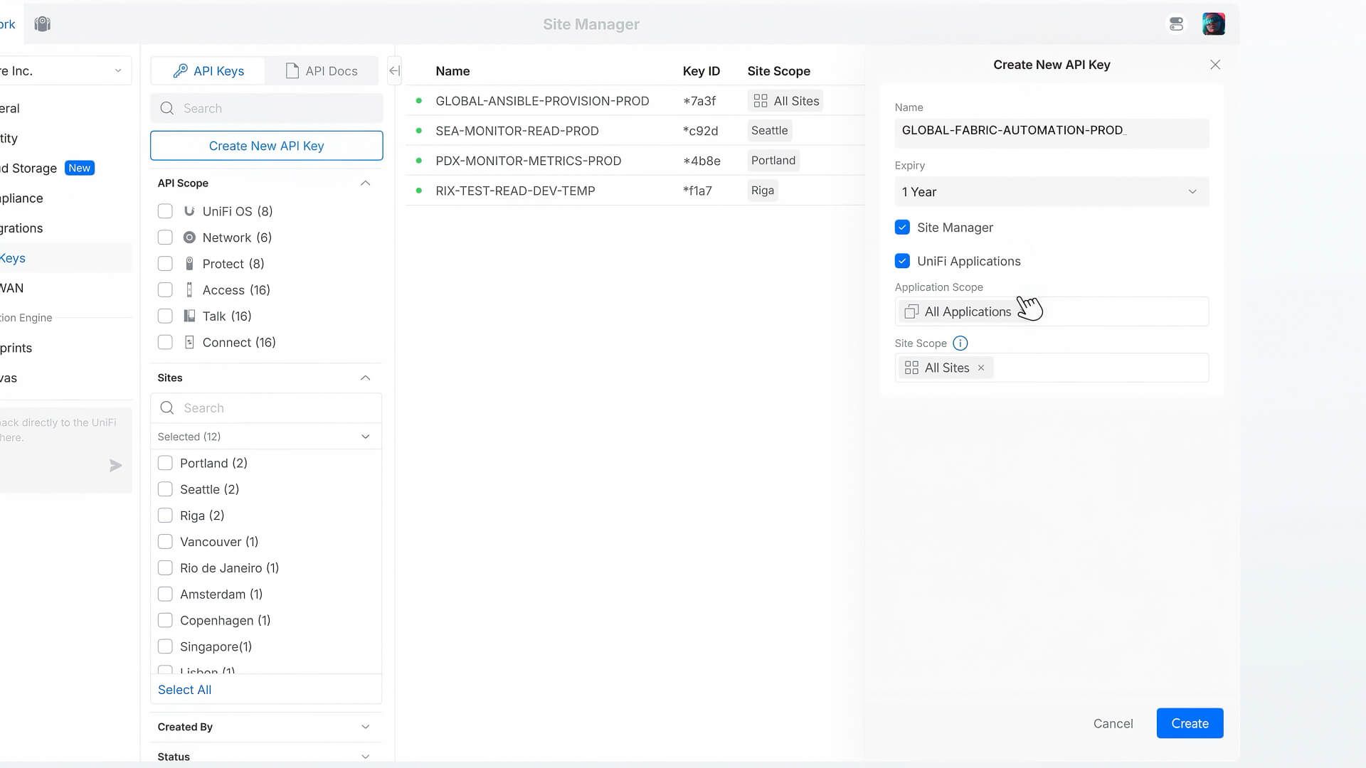 Ubiquiti UniFi Site Manager Fabric