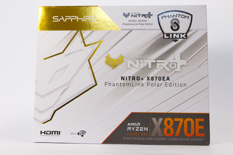 Sapphire Nitro X870EA PhantomLink Polar Verpackung Sapphire Nitro X870EA PhantomLink Polar Verpackung