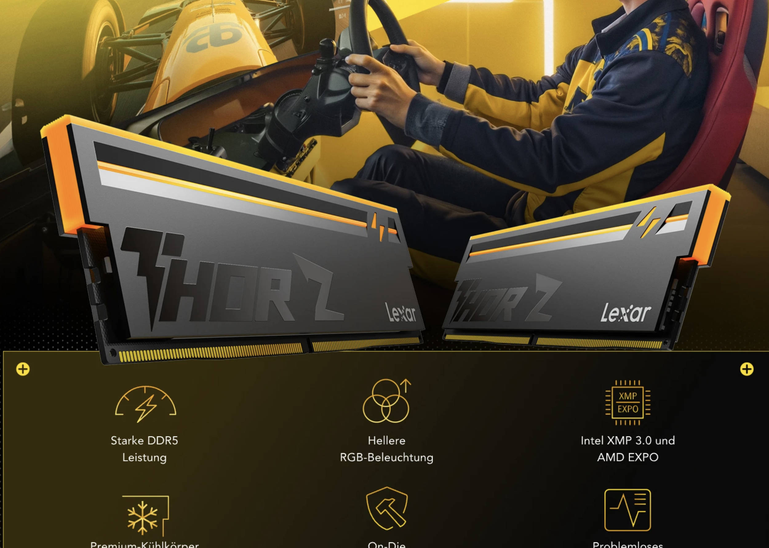 Lexar THOR Z RGB DDR5 RAM  Bild © Lexar