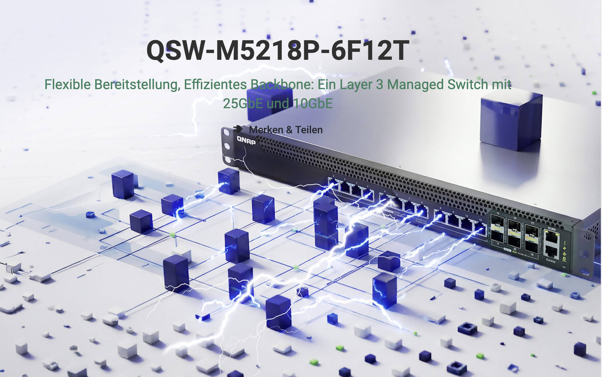 QNAP QSW M5218P 6F12T  Bild © QNAP