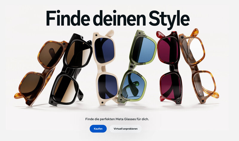 Meta KI Smart Brillen Modelle Meta KI Smart Brillen Modelle