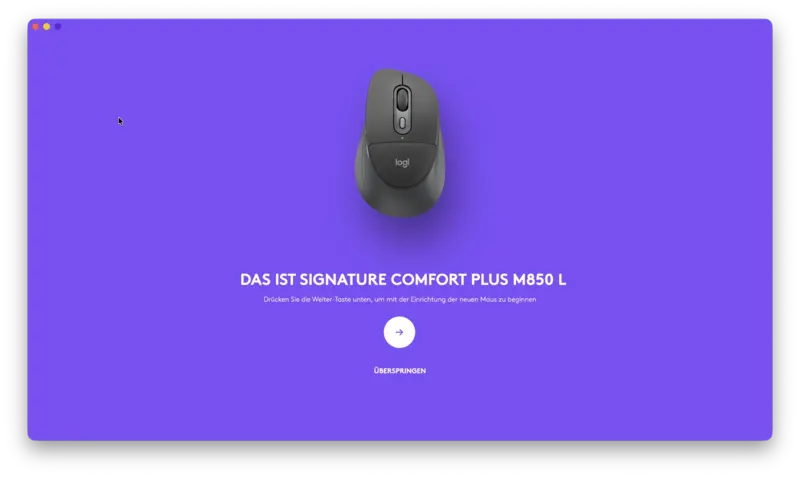 Logitech M850L Options EInführung