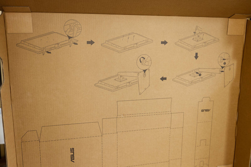 ASUS ProArt Display OLED PA27USD Anleitung auf Packung ASUS ProArt Display OLED PA27USD Anleitung auf Packung