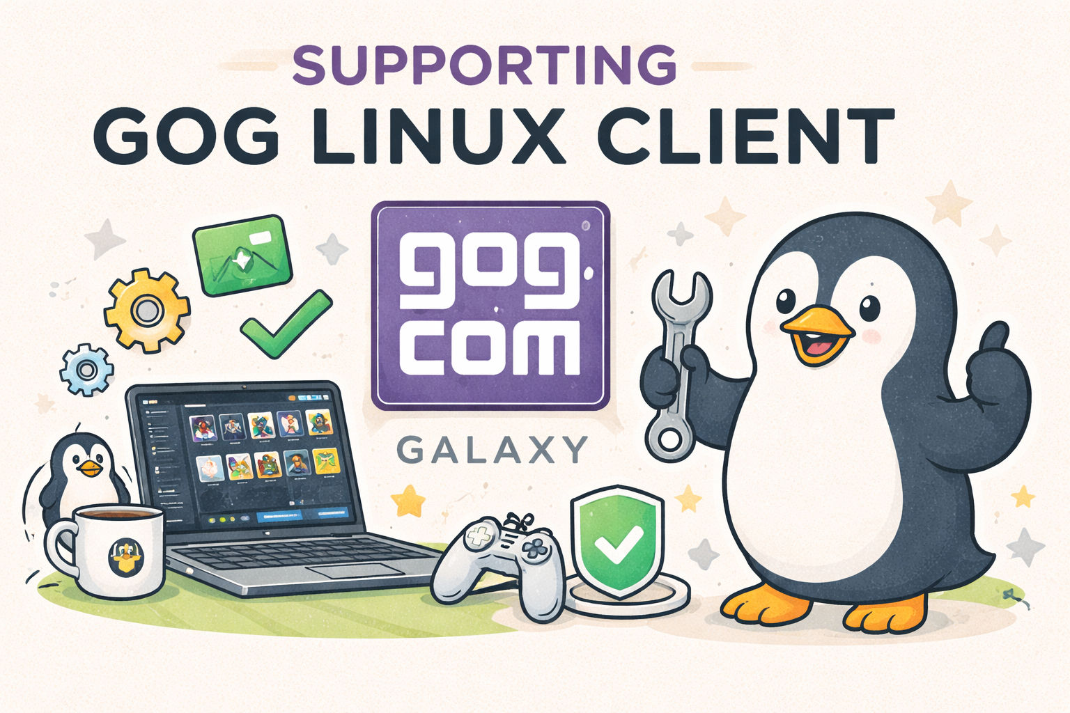 GOG kommt auf Linux: Nativer Linux-Client für GALAXY