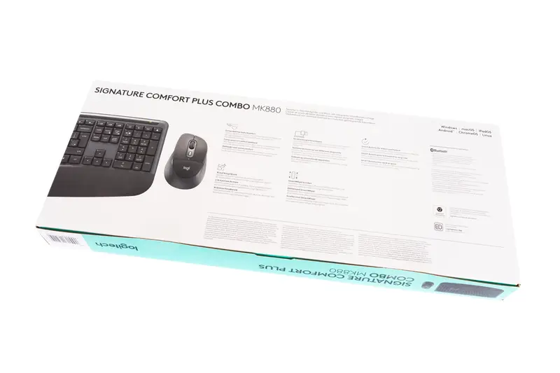 Logitech Signature Comfort Plus Combo MK880 Verpackung Rückseite
