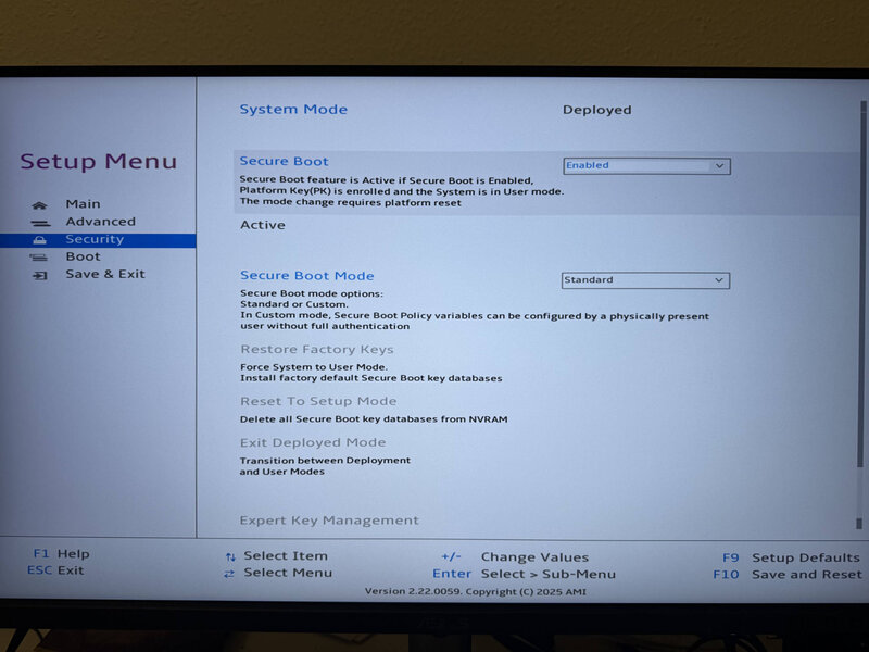 Sapphire EDGE AI BIOS Security
