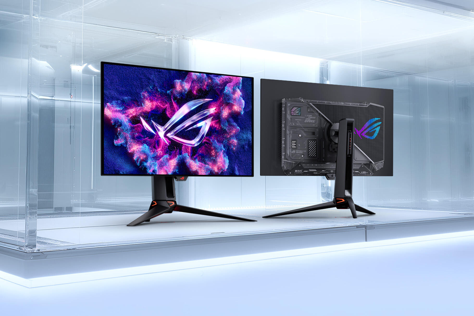 ASUS ROG Swift OLED PG27UCWM und PG32UCWM Design  Bild © ASUS