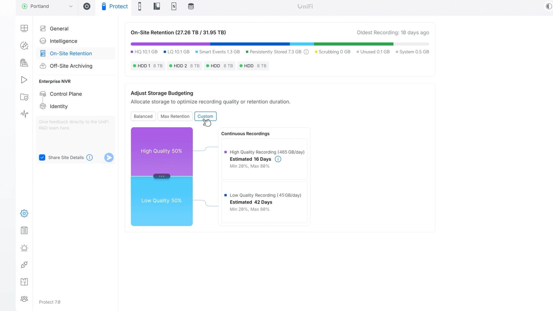 Protect 7 0 On Site Retention