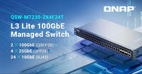 QNAP QSW-M7230-2X4F24T: L3-Lite-Managed-100GbE-Switch für 1799 € vorgestellt