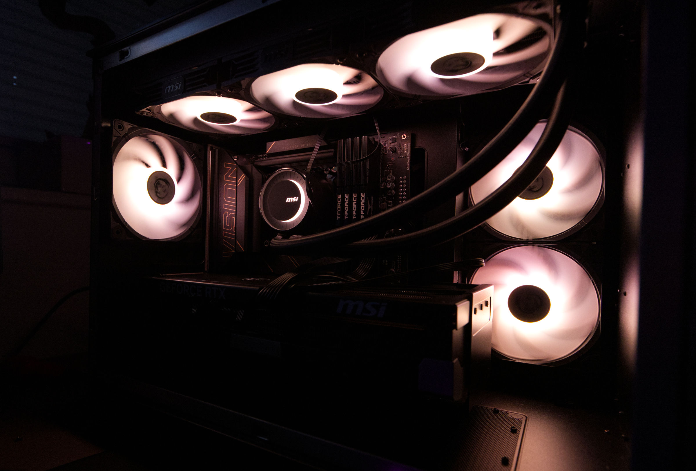 MSI MEG Vision X AI ARGB inside MSI MEG Vision X AI ARGB inside