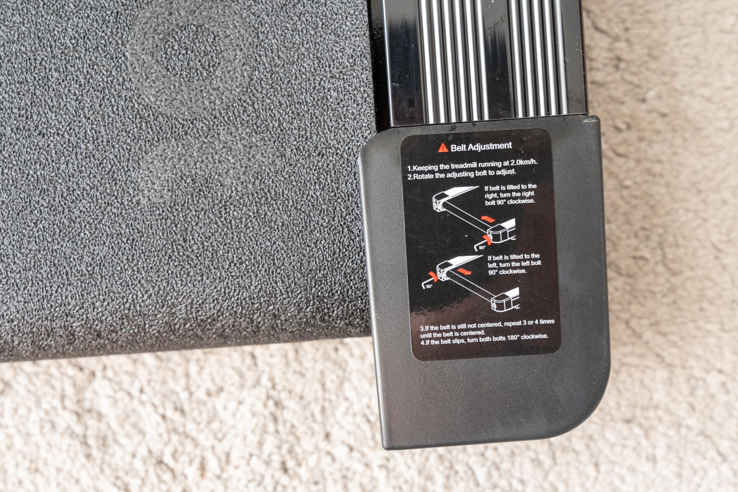 FlexiSpot MotionX Bandeinstellung