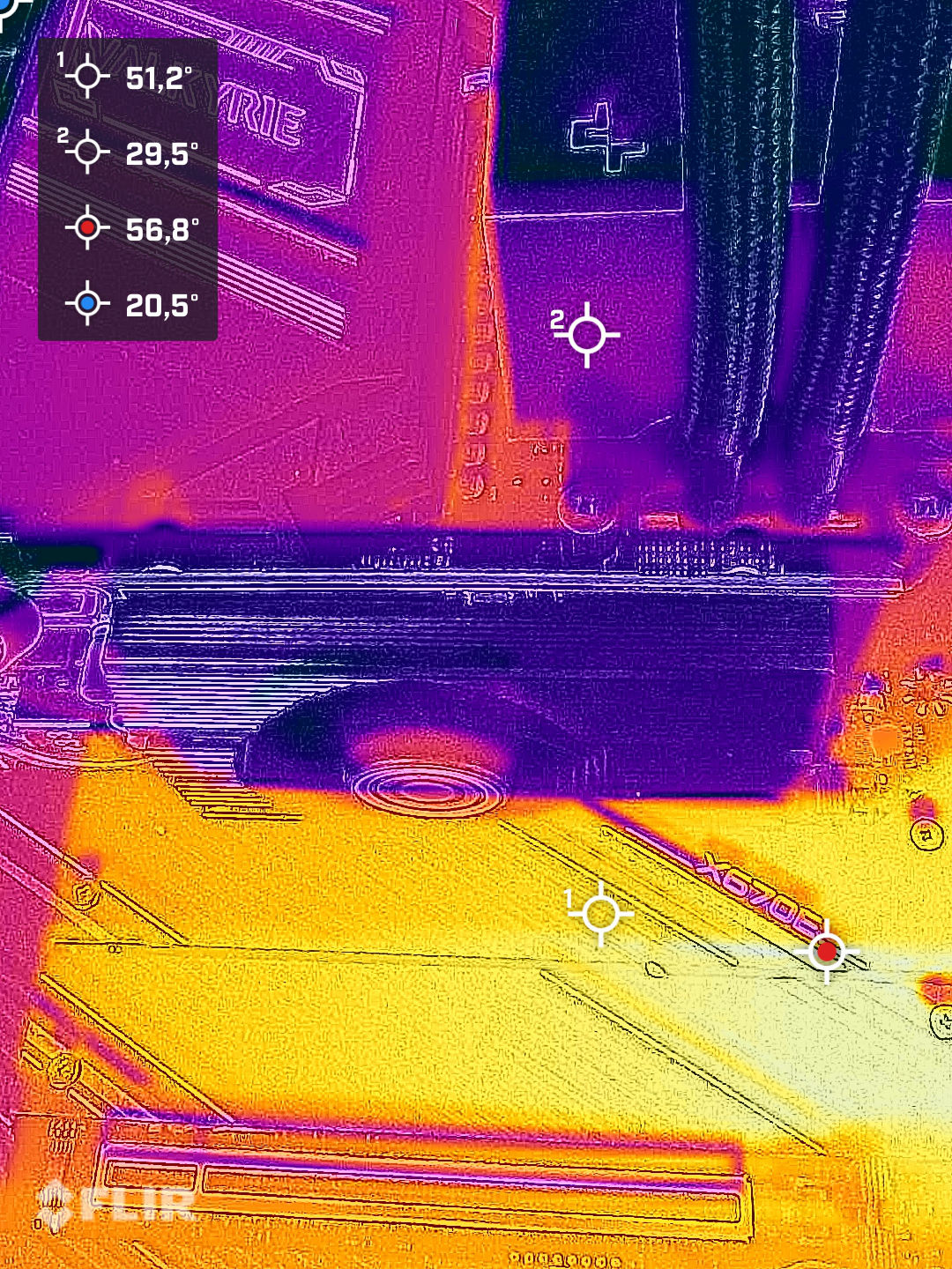 XPG MARS 980 Blade Wärmebildaufnahme