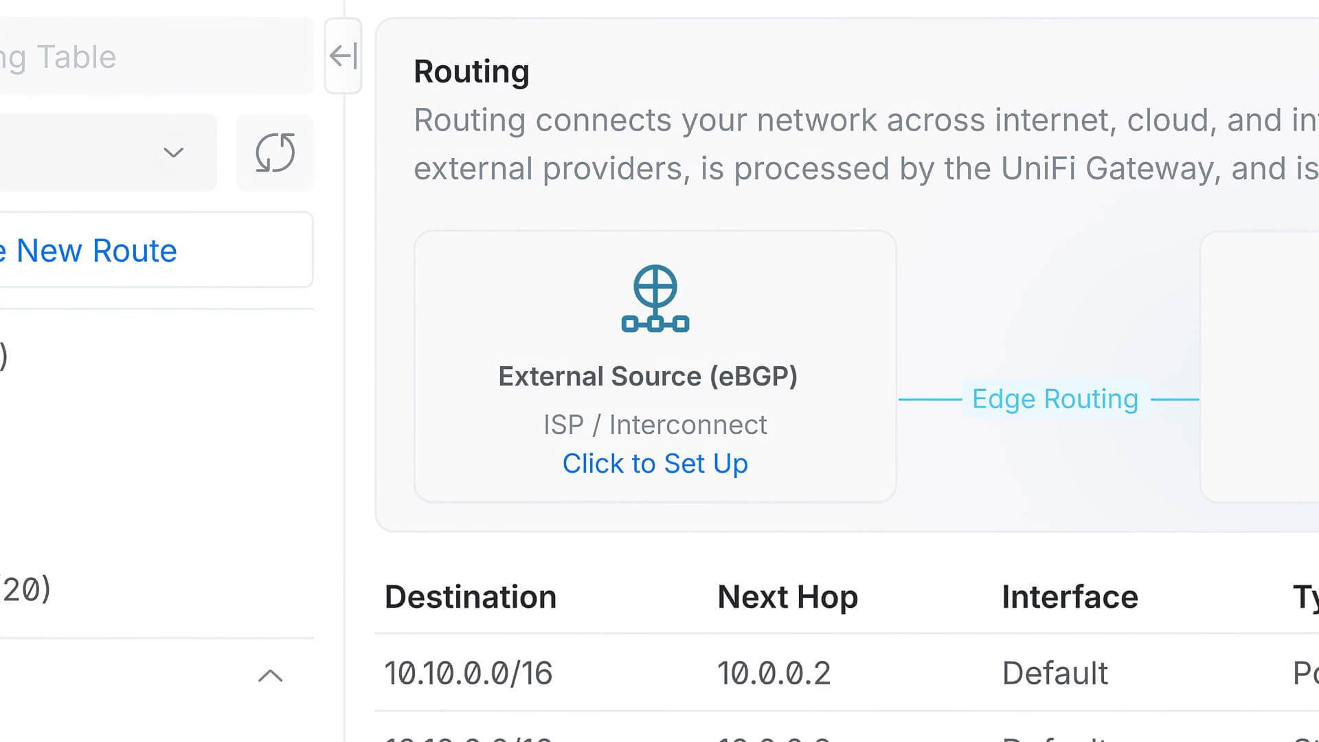 UniFi Network 10 4 eBGP  Bild © Ubiquiti