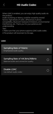 Edifier R2750DB MKII ConneX App Codec Einstellungen Edifier R2750DB MKII ConneX App Codec Einstellungen