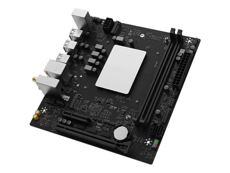 MaxSun MS MoDT 205H D4 WLAN Motherboard mit Intel CPU  Bild © MaxSun