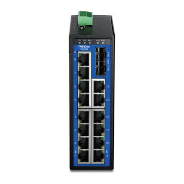 TRENDnet TI-G162: Industrieller Gigabit-DIN-Schienen-Switch für raue Umgebungen ab 240 €