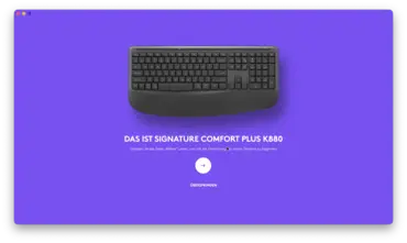 Logitech K880 Options Einführung