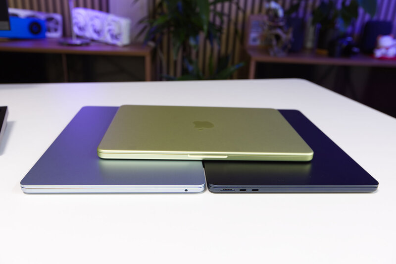 Apple MacBook Air 13 M5 vs M4 vs MacBook Neo Gehäuse Apple MacBook Air 13 M5 vs M4 vs MacBook Neo Gehäuse