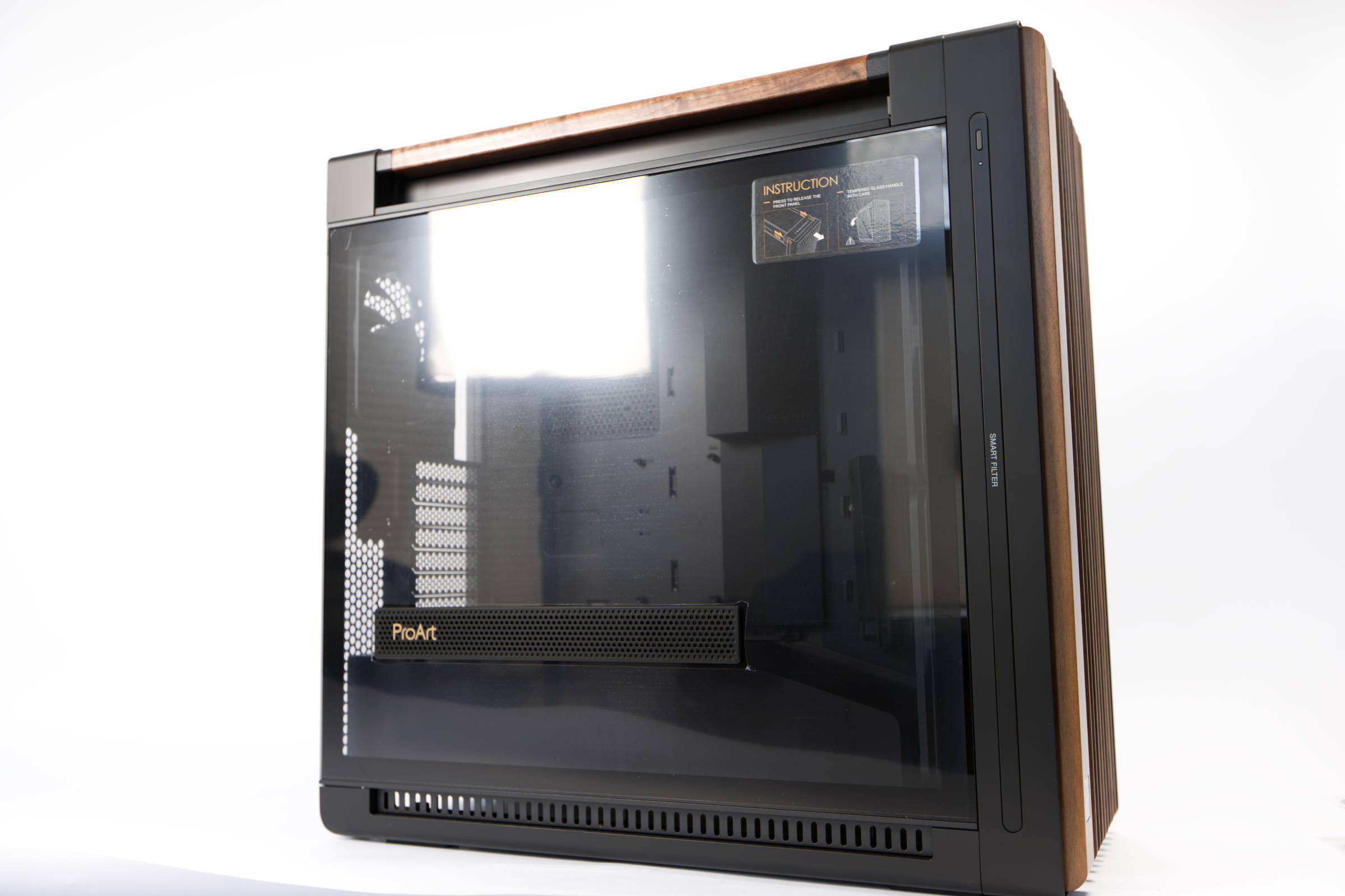 ASUS ProArt PA602 Wood Edition Glaspanelseite