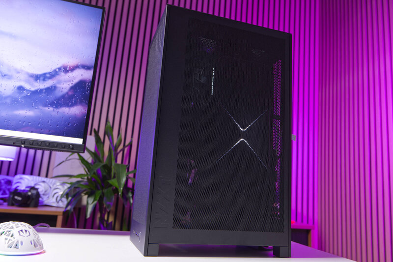 NZXT H2 Flow Aufbau seitlich NZXT H2 Flow Aufbau seitlich