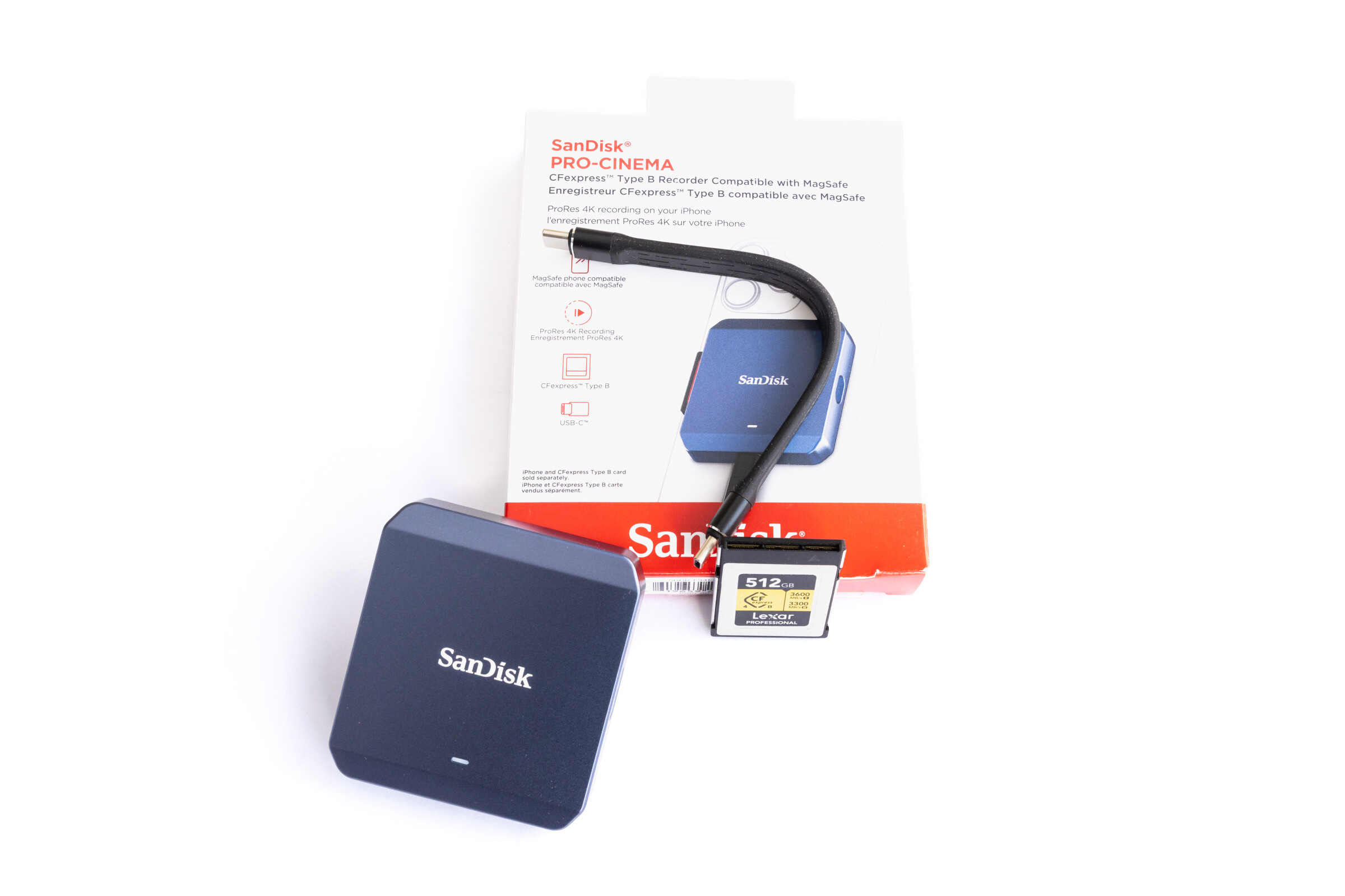 SanDisk PRO CINEMA CFexpress Type B Recorder Overview 1  Bild © PCMasters.de