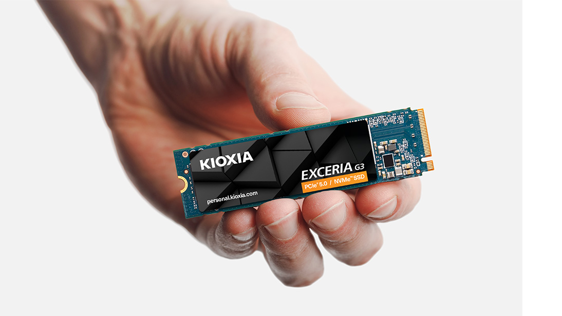 KIOXIA EXCERIA G3 PCIe-5.0-SSDs mit bis zu 4 TB erhältlich