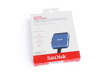 SanDisk PRO CINEMA CFexpress Type B Recorder Verpackung SanDisk PRO CINEMA CFexpress Type B Recorder Verpackung