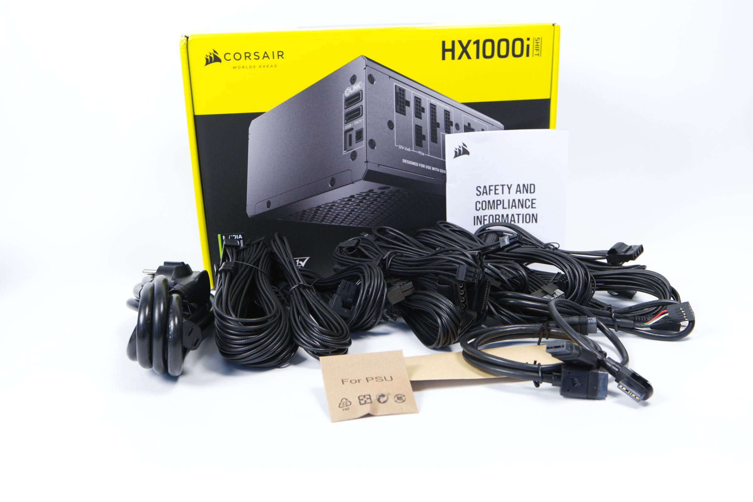 Corsair HX1000i Shift Lieferumfang Corsair HX1000i Shift Lieferumfang