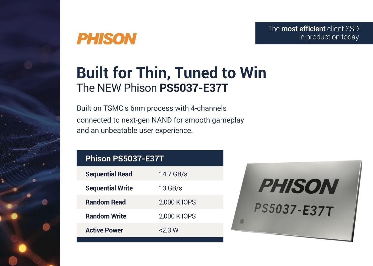 Phison E37T  Bild © Phison