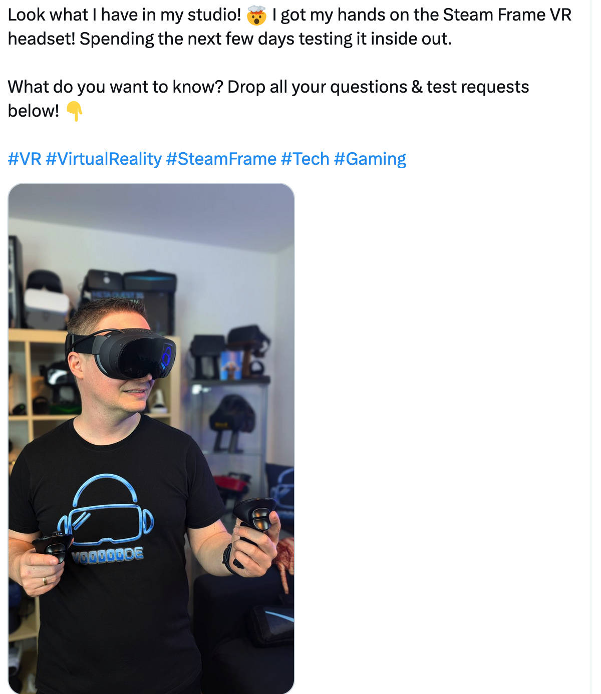 Valves Steam Frame: VR-Headset taucht in öffentlicher Testphase auf