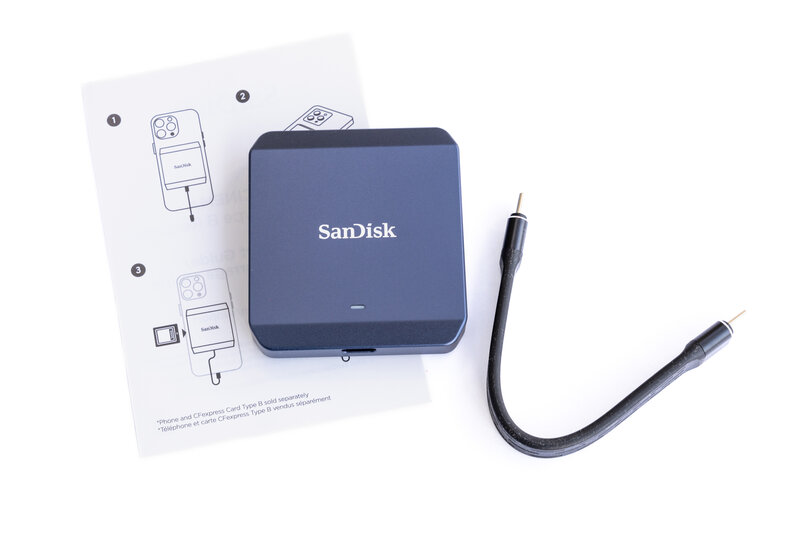 SanDisk PRO CINEMA CFexpress Type B Recorder Lieferumfang SanDisk PRO CINEMA CFexpress Type B Recorder Lieferumfang