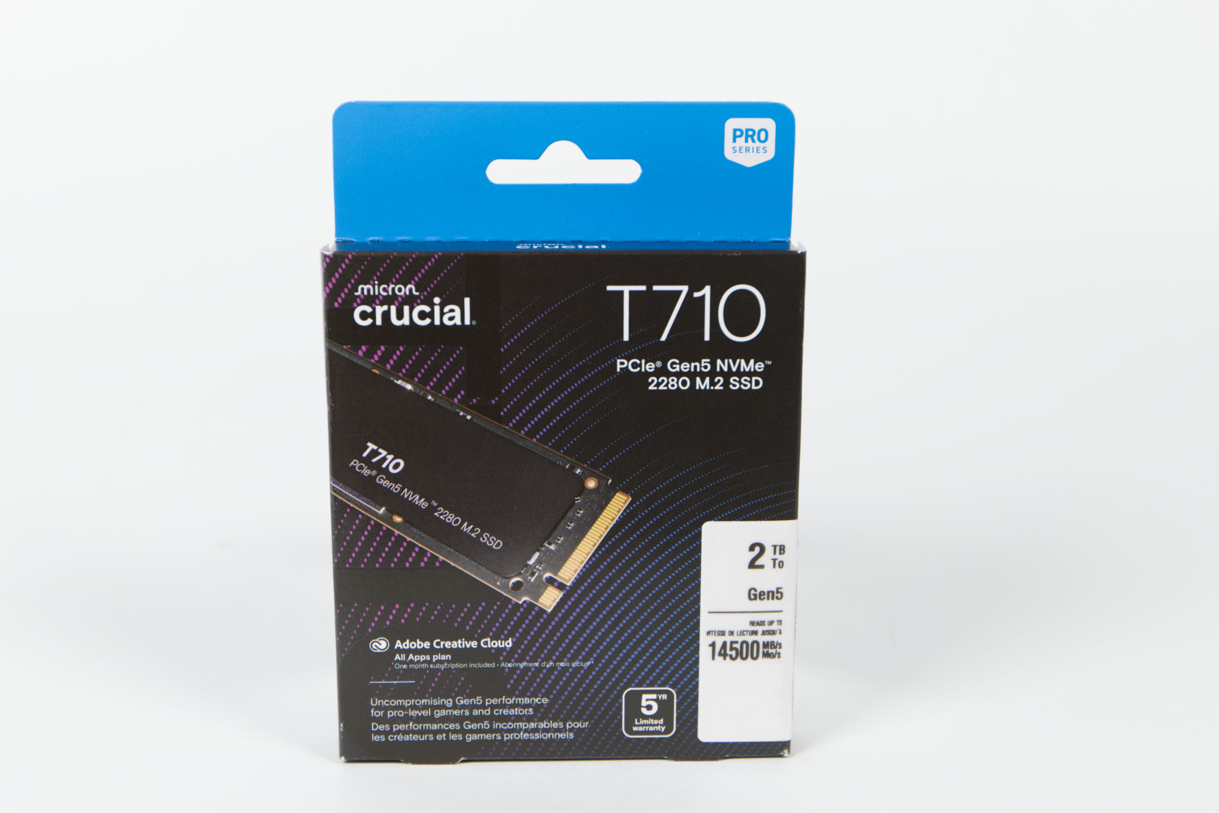 Crucial T710 Verpackung