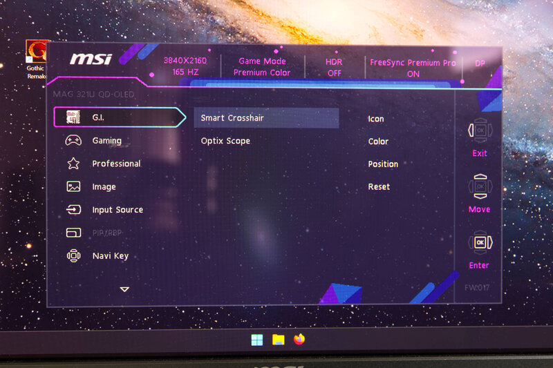 MSI MAG 321UPDE OSD GI Setting MSI MAG 321UPDE OSD GI Setting