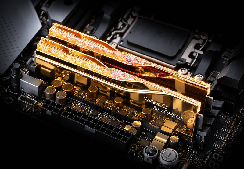 G Skill Trident Z5 Royal NeoX Gold Edition G Skill Trident Z5 Royal NeoX Gold Edition