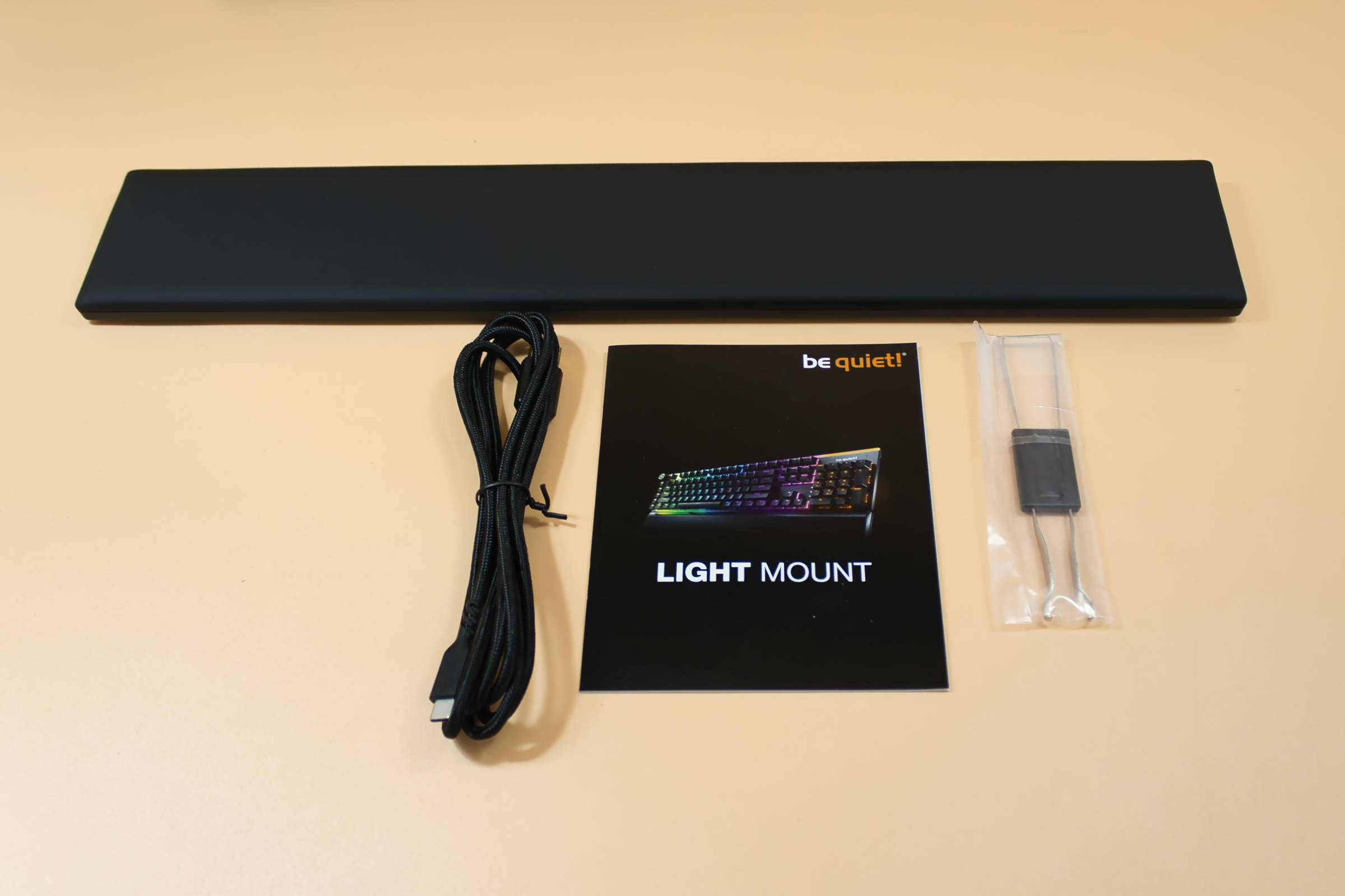be quiet Light Mount Keyboard Lieferumfang be quiet Light Mount Keyboard Lieferumfang