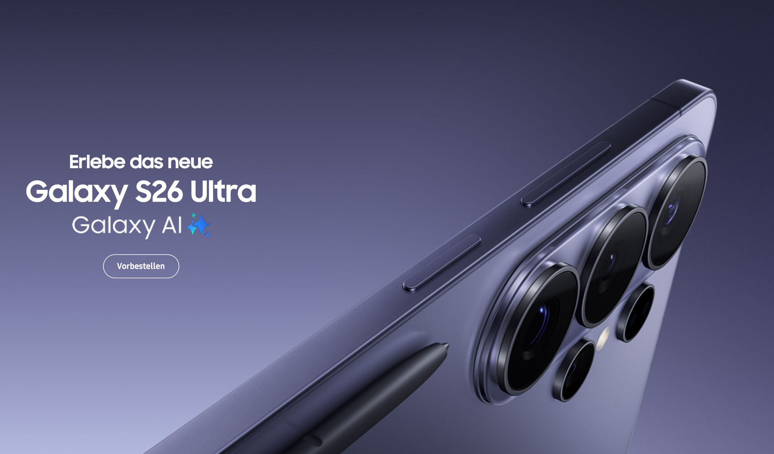 Samsung Galaxy S26 Ultra  Bild © Samsung
