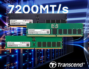 Transcend bringt CUDIMM-, CSODIMM- und RDIMM-DDR5-7200-Speichermodule für Server und Workstations