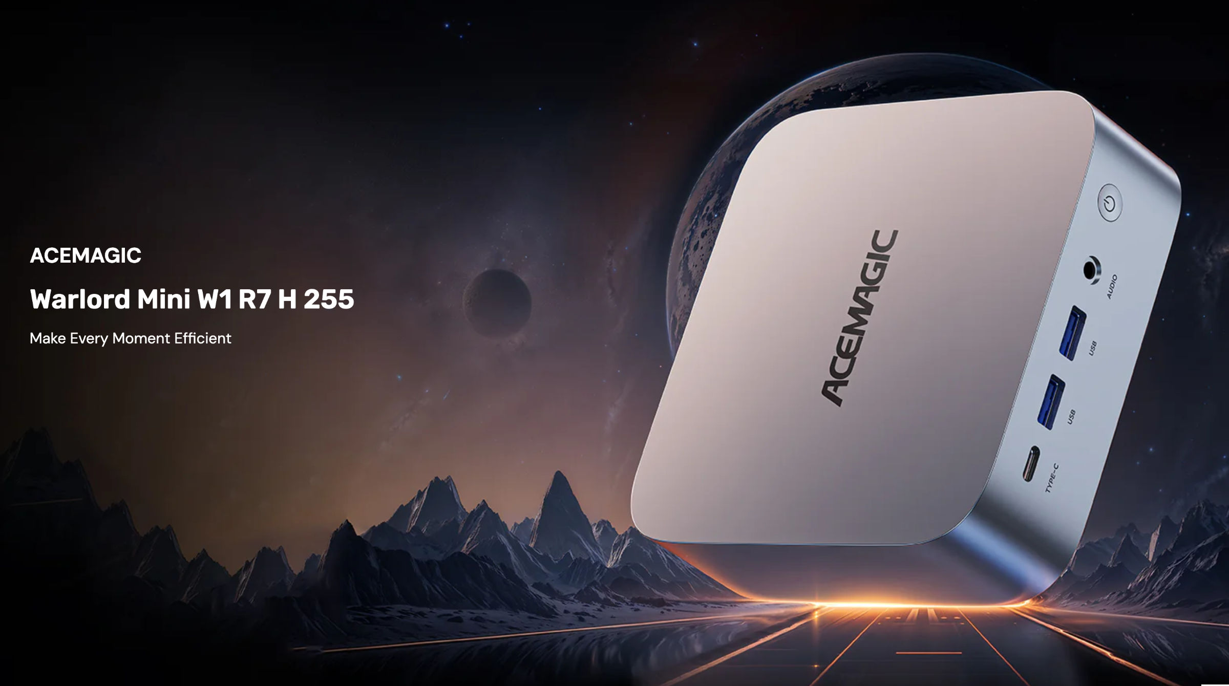 ACEMAGIC W1 Mini-PC mit AMD Ryzen 7 H255-Prozessor im Angebot für 289 €