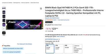 Preissturz bei NVMe-SSDs: Erste Deals auf SSDs tauchen auf