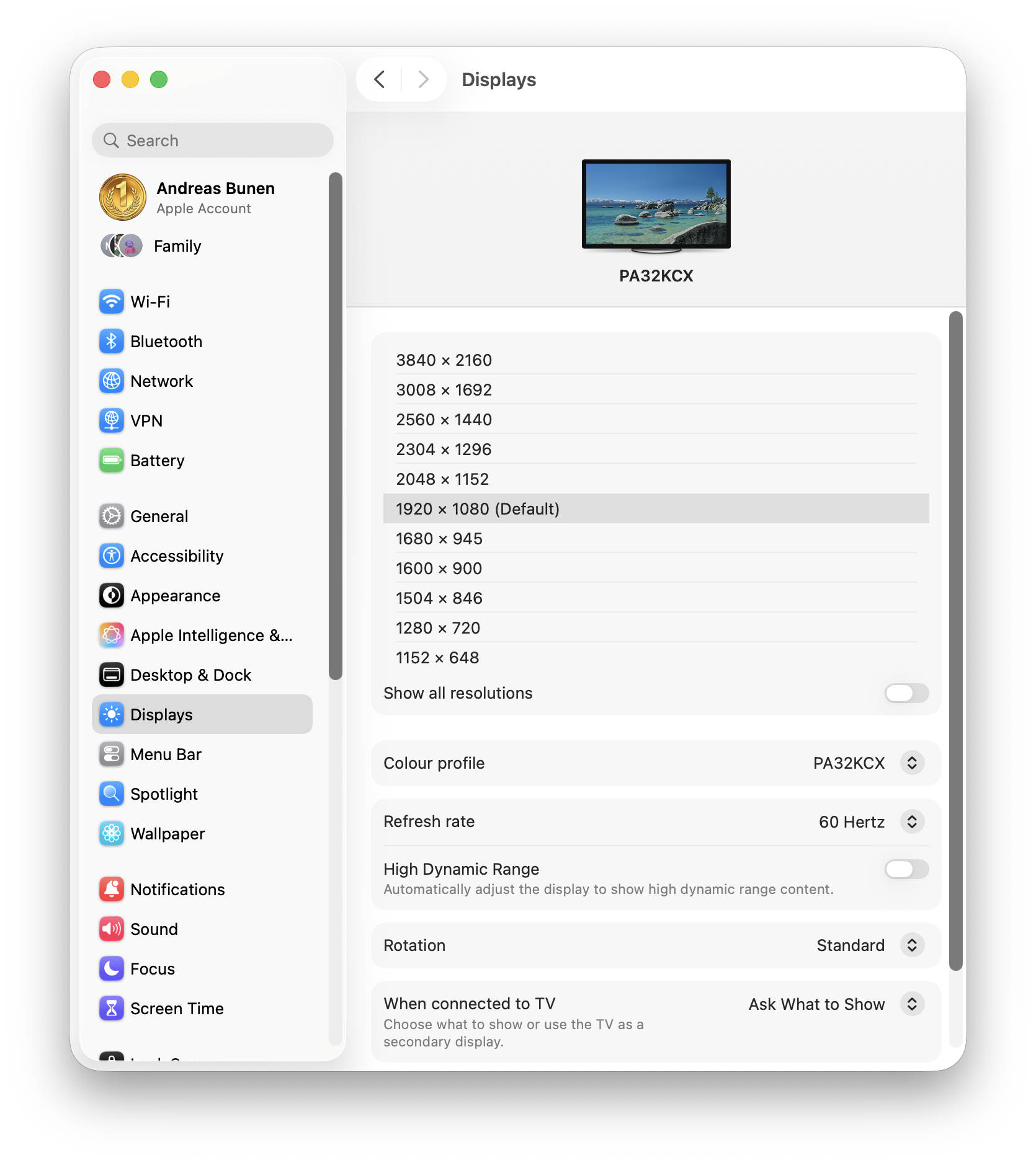 ProArt Display PA32KCX DispalyPort Stream mit USB3 2