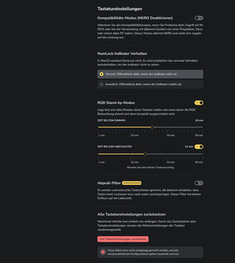 Wooting HE60+ Wootility im Browser Wooting HE60+ Wootility im Browser
