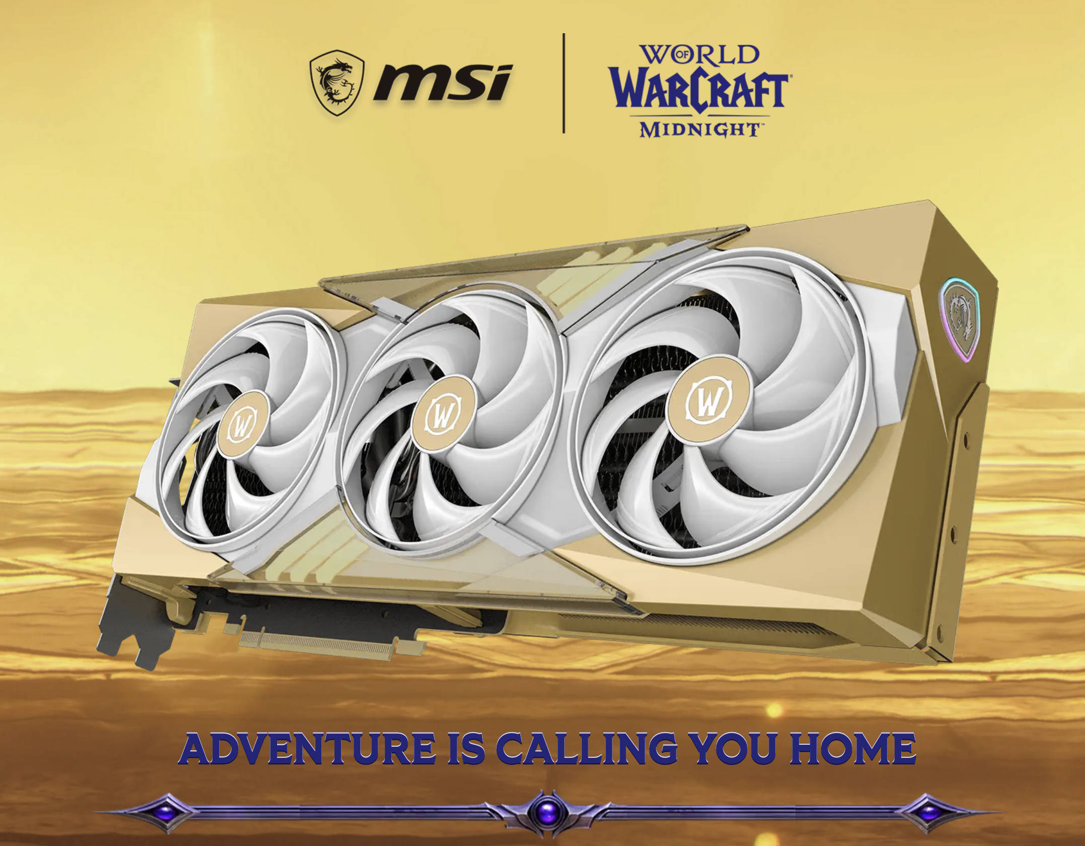 MSI GeForce RTX 5070 12G World of Warcraft MIDNIGHT LIGHT EDITION MSI GeForce RTX 5070 12G World of Warcraft MIDNIGHT LIGHT EDITION