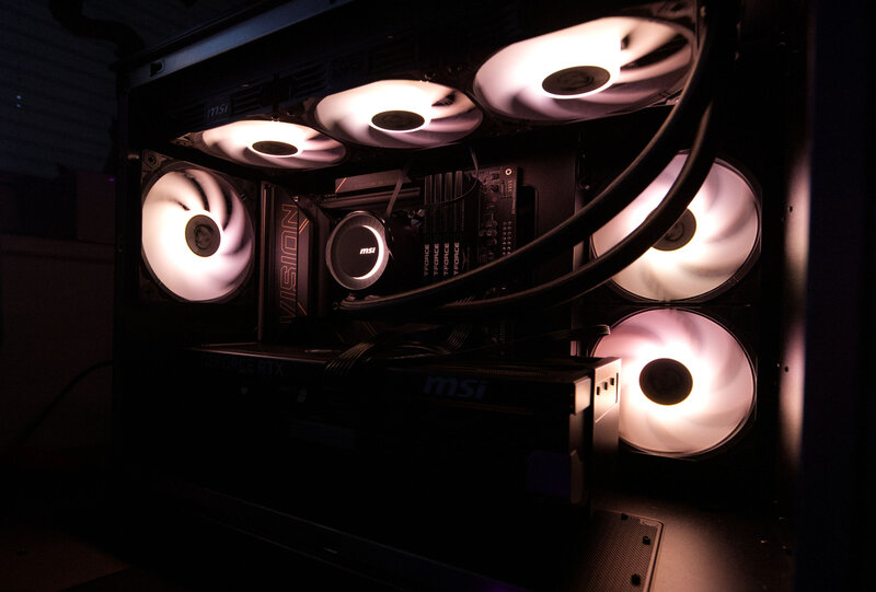 MSI MEG Vision X AI ARGB inside