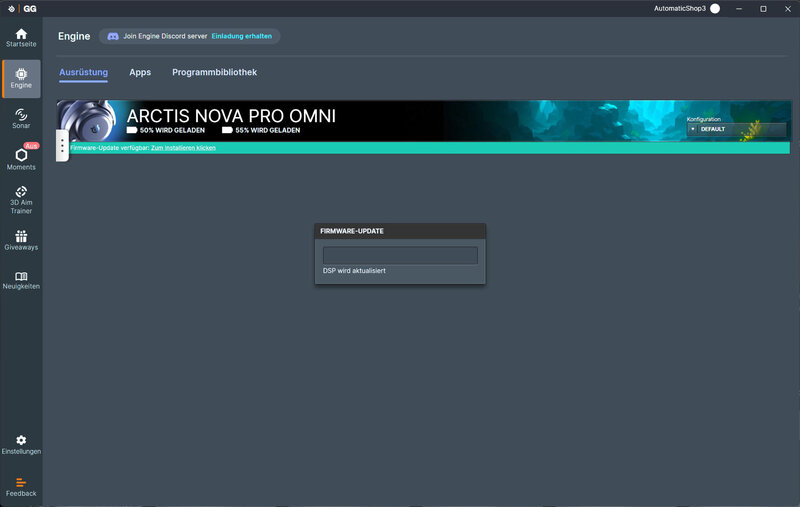 SteelSeries Arctis Nova Pro Omni Firmware Update SteelSeries Arctis Nova Pro Omni Firmware Update