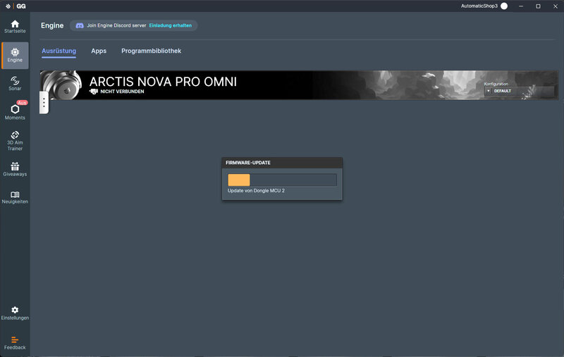 SteelSeries Arctis Nova Pro Omni Firmware Update 1 SteelSeries Arctis Nova Pro Omni Firmware Update 1