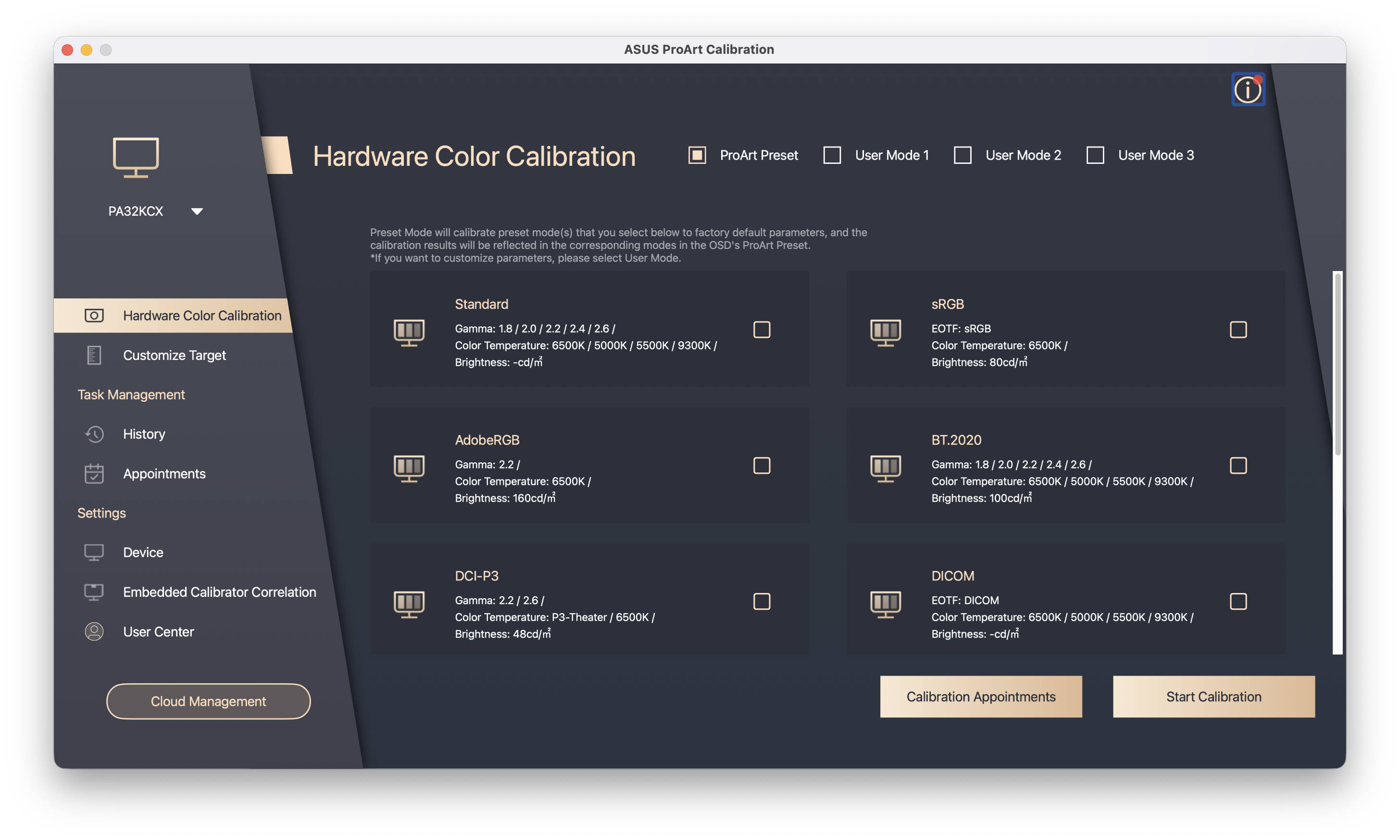 ASUS ProArt Calibration Hardware