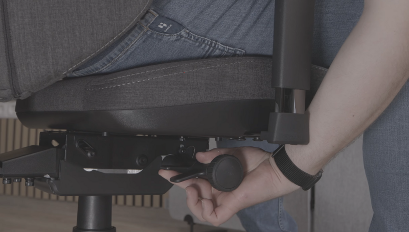 noblechairs AURA - Sitztiefe noblechairs AURA - Sitztiefe