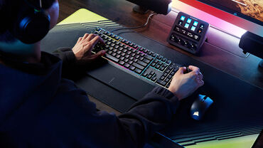 Corsair mit neuen Skiff-Tastaturen und kabelloser Maus Harpoon v2
