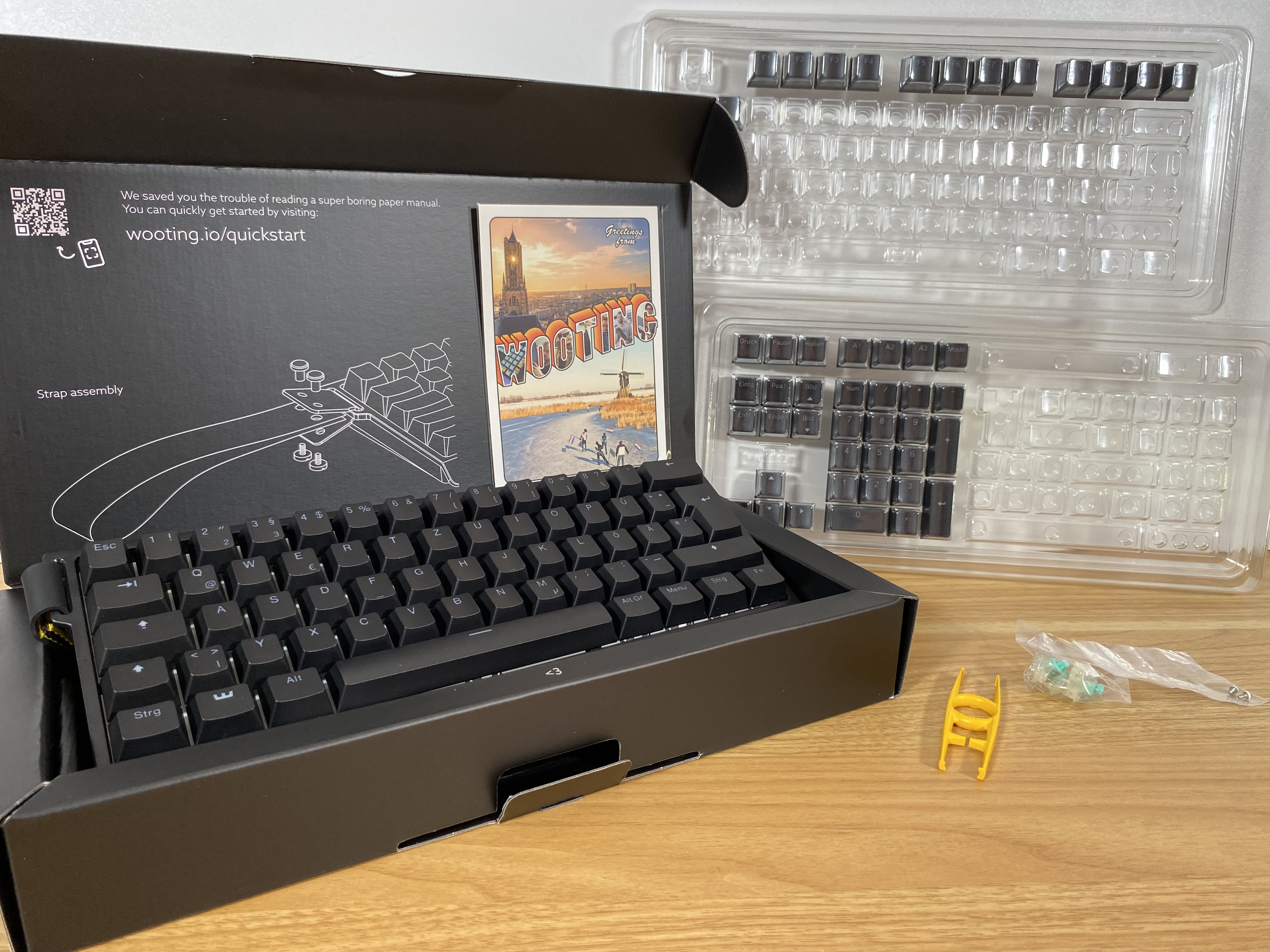 Wooting HE60+ Inhalt Wooting HE60+ Inhalt