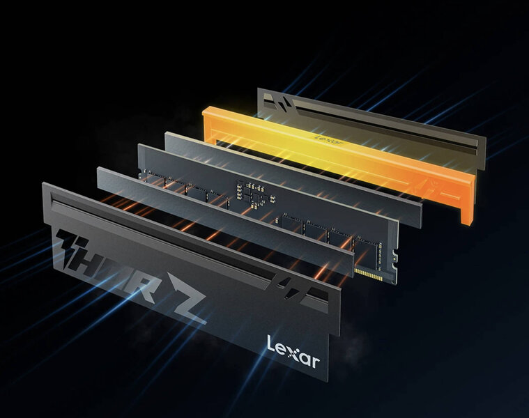 Lexar THOR Z RGB DDR5 RAM Aufbau Lexar THOR Z RGB DDR5 RAM Aufbau